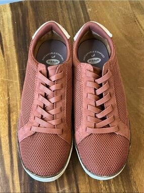 Dr. Scholl's Rust Coral Knit Slip-On Women's Sneakers